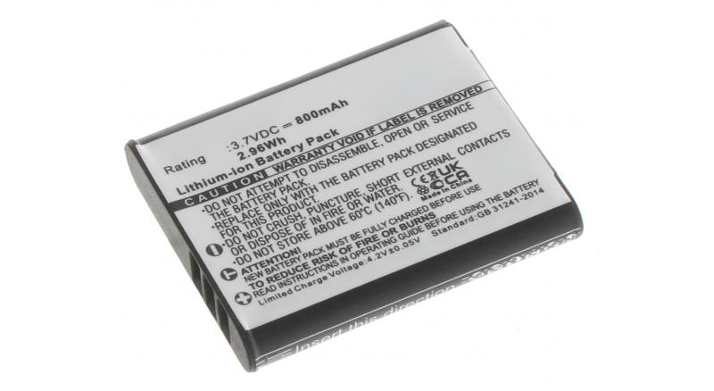 Аккумуляторная батарея DB-100 для фотоаппаратов и видеокамер Casio. Артикул iB-F154.Емкость (mAh): 800. Напряжение (V): 3,7