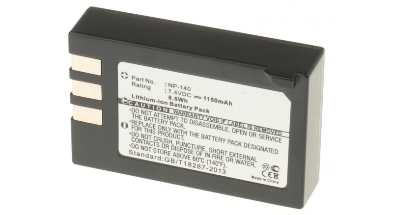 Аккумуляторные батареи для фотоаппаратов и видеокамер FujiFilm FinePix S200FSЕмкость (mAh): 1150. Напряжение (V): 7,4
