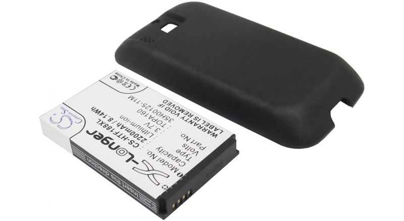 Аккумуляторная батарея для телефона, смартфона HTC Smart. Артикул iB-M1908.Емкость (mAh): 2200. Напряжение (V): 3,7