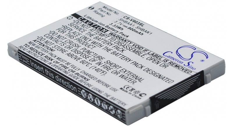 Аккумуляторная батарея SHBAA1 для телефонов, смартфонов Sharp. Артикул iB-M2851.Емкость (mAh): 900. Напряжение (V): 3,7