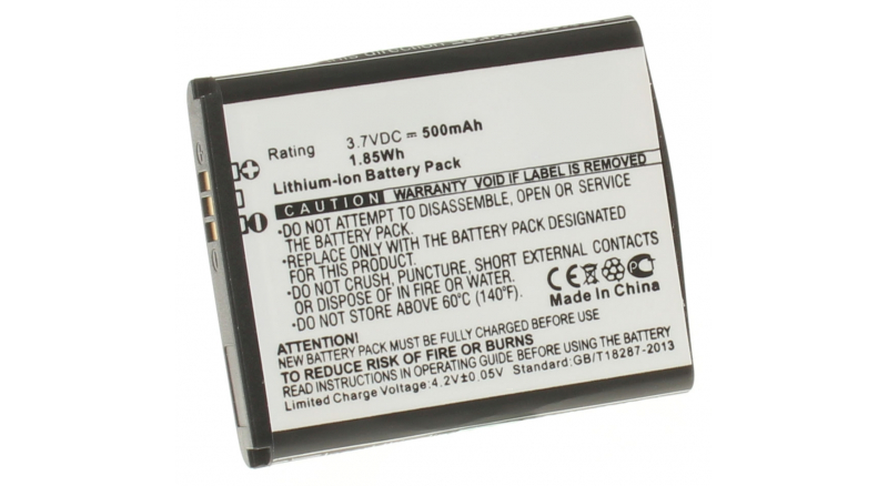 Аккумуляторная батарея iBatt iB-M2625 для телефонов, смартфонов SamsungЕмкость (mAh): 500. Напряжение (V): 3,7