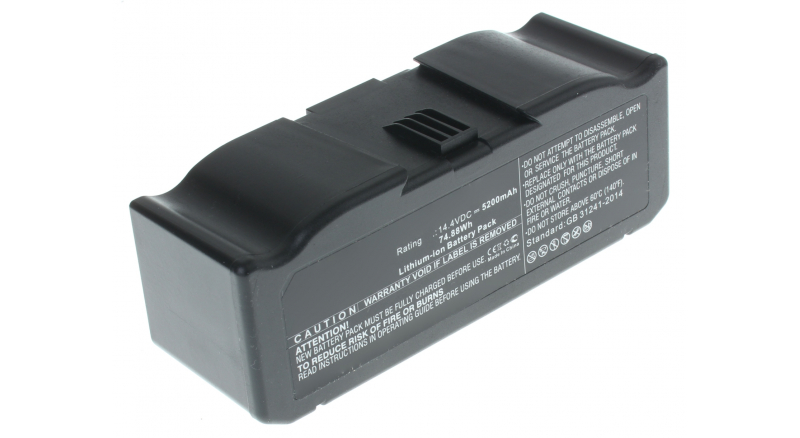 Аккумуляторная батарея для пылесоса iRobot Roomba e5158. Артикул iB-T965.Емкость (mAh): 5200. Напряжение (V): 14,4