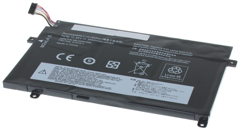 Аккумуляторная батарея 01AV413 для ноутбуков Lenovo. Артикул 11-11513.Емкость (mAh): 3650. Напряжение (V): 10,95