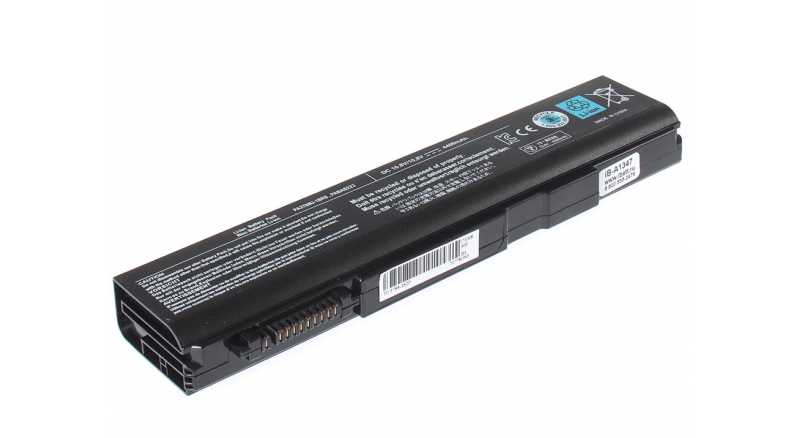 Аккумуляторная батарея для ноутбука Toshiba Satellite Pro S500-12V. Артикул iB-A1347.Емкость (mAh): 4400. Напряжение (V): 10,8