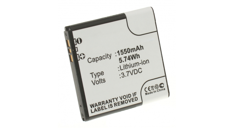 Аккумуляторная батарея для телефона, смартфона Sony Ericsson Xperia Neo V (MT11i). Артикул iB-M358.Емкость (mAh): 1550. Напряжение (V): 3,7