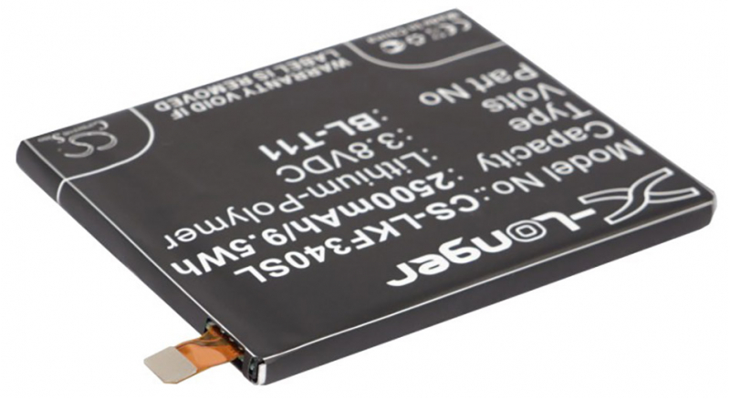 Аккумуляторная батарея BL-T11 для телефонов, смартфонов LG. Артикул iB-M649.Емкость (mAh): 2500. Напряжение (V): 3,8