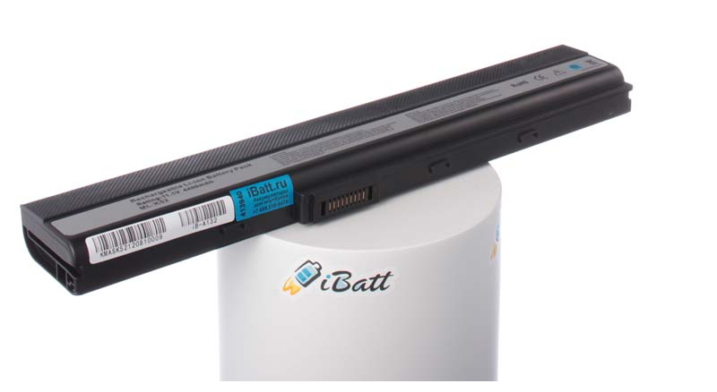 Аккумуляторная батарея для ноутбука Asus B53E Black. Артикул iB-A132.Емкость (mAh): 4400. Напряжение (V): 10,8