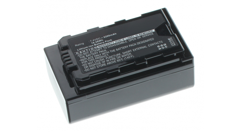 Аккумуляторные батареи для фотоаппаратов и видеокамер Panasonic HC-MDH2GKЕмкость (mAh): 2200. Напряжение (V): 7,4