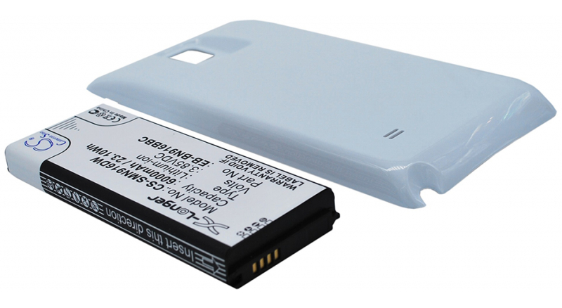 Аккумуляторная батарея для телефона, смартфона Samsung SM-N9100 Galaxy Note 4 Duos. Артикул iB-M759.Емкость (mAh): 6000. Напряжение (V): 3,85