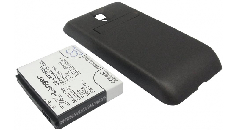 Аккумуляторная батарея SBPL0103001 для телефонов, смартфонов LG. Артикул iB-M341.Емкость (mAh): 2400. Напряжение (V): 3,7