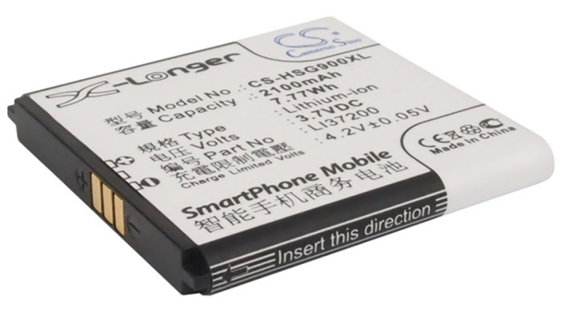 Аккумуляторная батарея LI37200 для телефонов, смартфонов Hisense. Артикул iB-M1868.Емкость (mAh): 2100. Напряжение (V): 3,7
