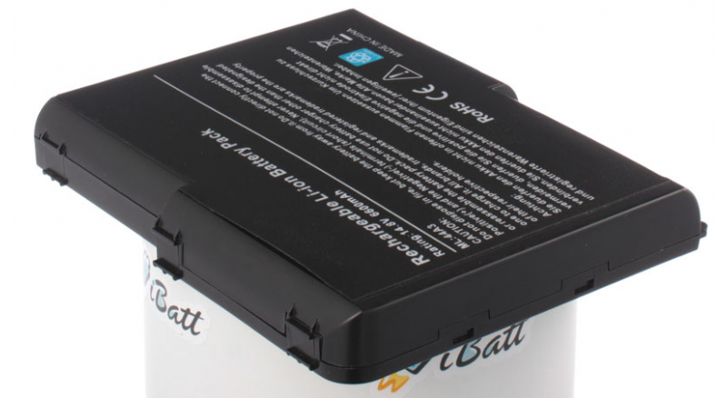Аккумуляторная батарея для ноутбука Acer Aspire 1606. Артикул iB-A220.Емкость (mAh): 6600. Напряжение (V): 14,8