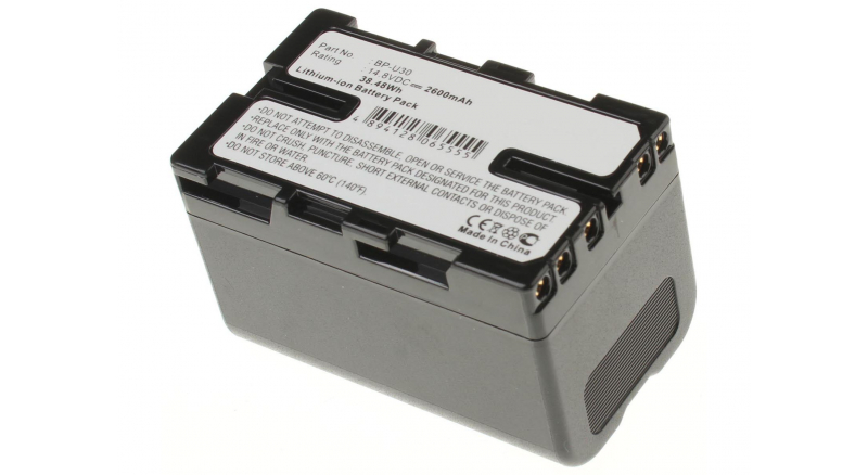 Аккумуляторная батарея BP-U90 для фотоаппаратов и видеокамер Sony. Артикул iB-F420.Емкость (mAh): 2600. Напряжение (V): 14,8