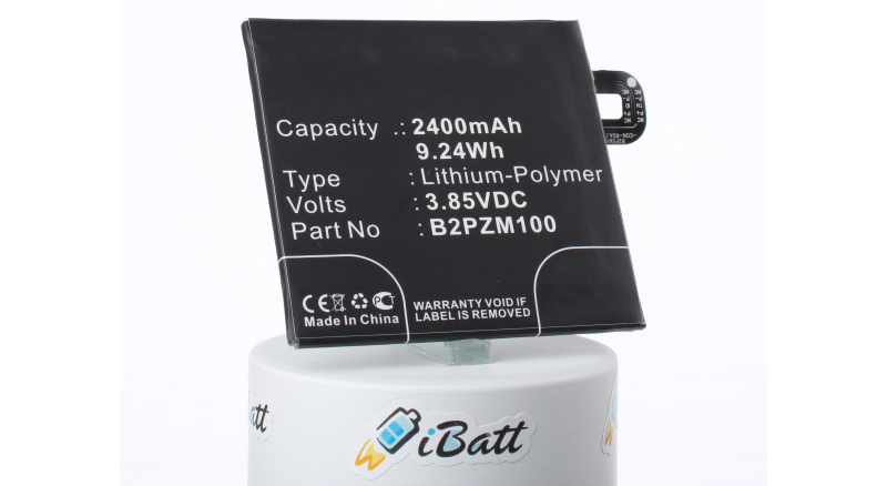 Аккумуляторная батарея iBatt iB-M1929 для телефонов, смартфонов HTCЕмкость (mAh): 2400. Напряжение (V): 3,85