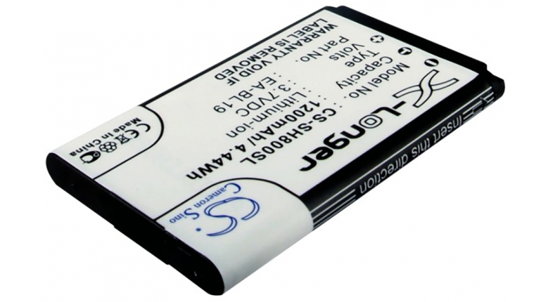 Аккумуляторная батарея для телефона, смартфона Sharp SH800. Артикул iB-M2818.Емкость (mAh): 1200. Напряжение (V): 3,7