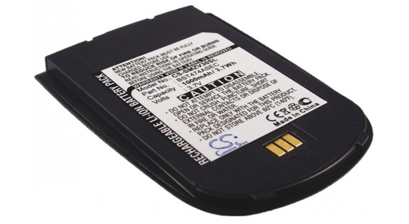 Аккумуляторная батарея для телефона, смартфона Samsung SGH-ZV30. Артикул iB-M2666.Емкость (mAh): 1000. Напряжение (V): 3,7