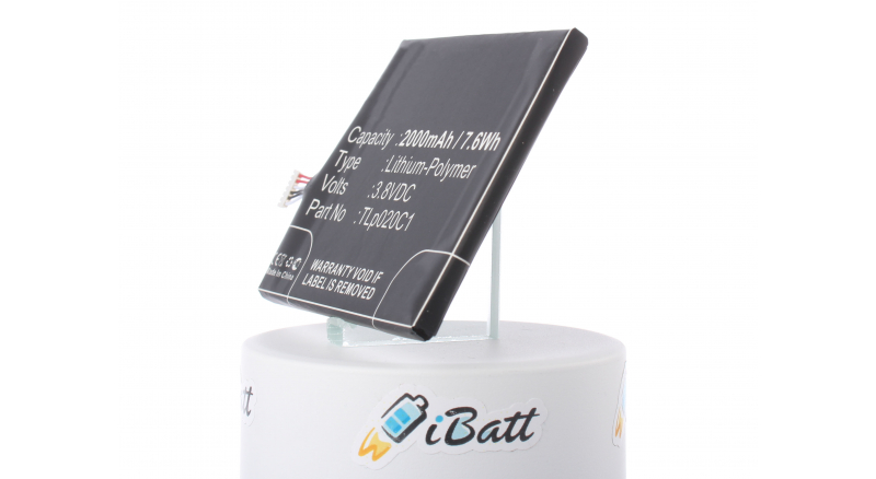 Аккумуляторная батарея iBatt iB-M735 для телефонов, смартфонов AlcatelЕмкость (mAh): 2000. Напряжение (V): 3,8