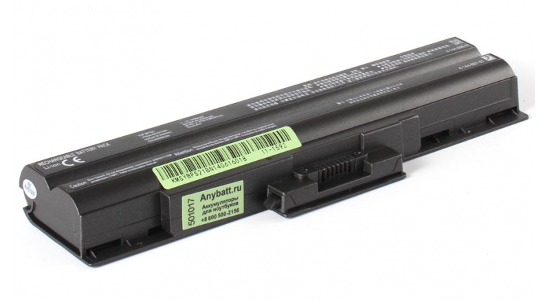 Аккумуляторная батарея для ноутбука Sony VAIO VGN-CS190JTP. Артикул 11-1592.Емкость (mAh): 4400. Напряжение (V): 11,1