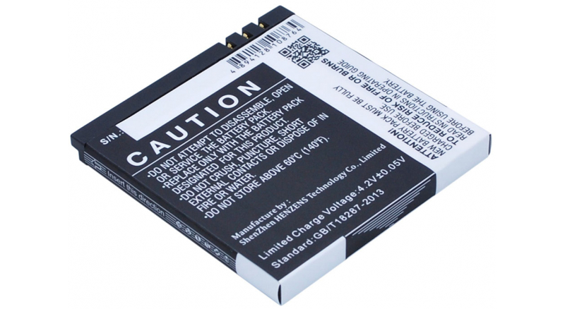 Аккумуляторная батарея для телефона, смартфона BLU Dash JR W. Артикул iB-M1462.Емкость (mAh): 900. Напряжение (V): 3,7