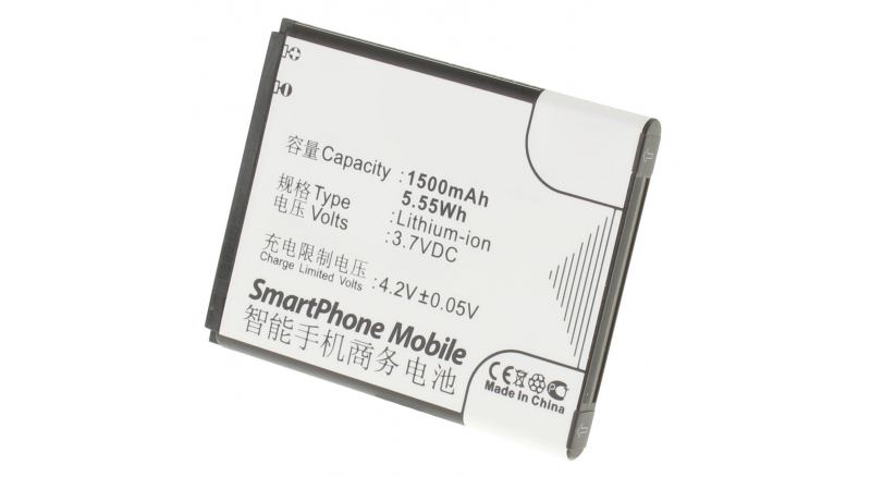 Аккумуляторная батарея iBatt iB-M620 для телефонов, смартфонов GSmartЕмкость (mAh): 1500. Напряжение (V): 3,7
