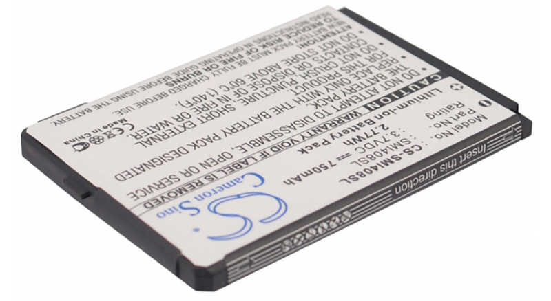 Аккумуляторная батарея ABG14089BC для телефонов, смартфонов Samsung. Артикул iB-M2657.Емкость (mAh): 750. Напряжение (V): 3,7