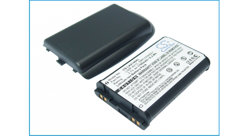 Аккумуляторная батарея для телефона, смартфона LG UX145. Артикул iB-M2179.Емкость (mAh): 1700. Напряжение (V): 3,7