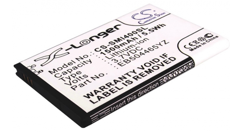 Аккумуляторная батарея iBatt iB-M2784 для телефонов, смартфонов SamsungЕмкость (mAh): 1500. Напряжение (V): 3,7