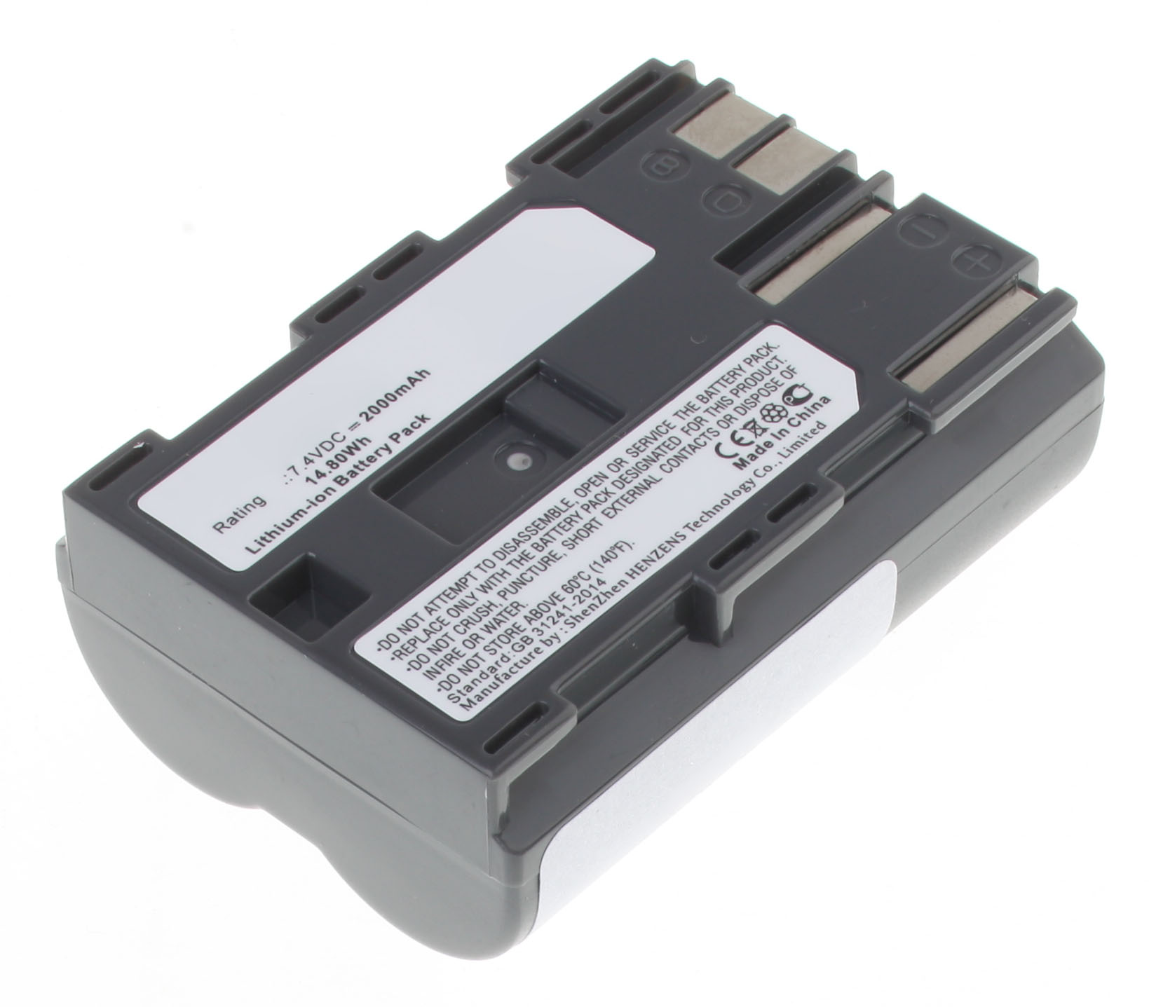 Аккумуляторная батарея iBatt iB-F101 для фотокамер и видеокамер CanonЕмкость (mAh): 2000. Напряжение (V): 7,4
