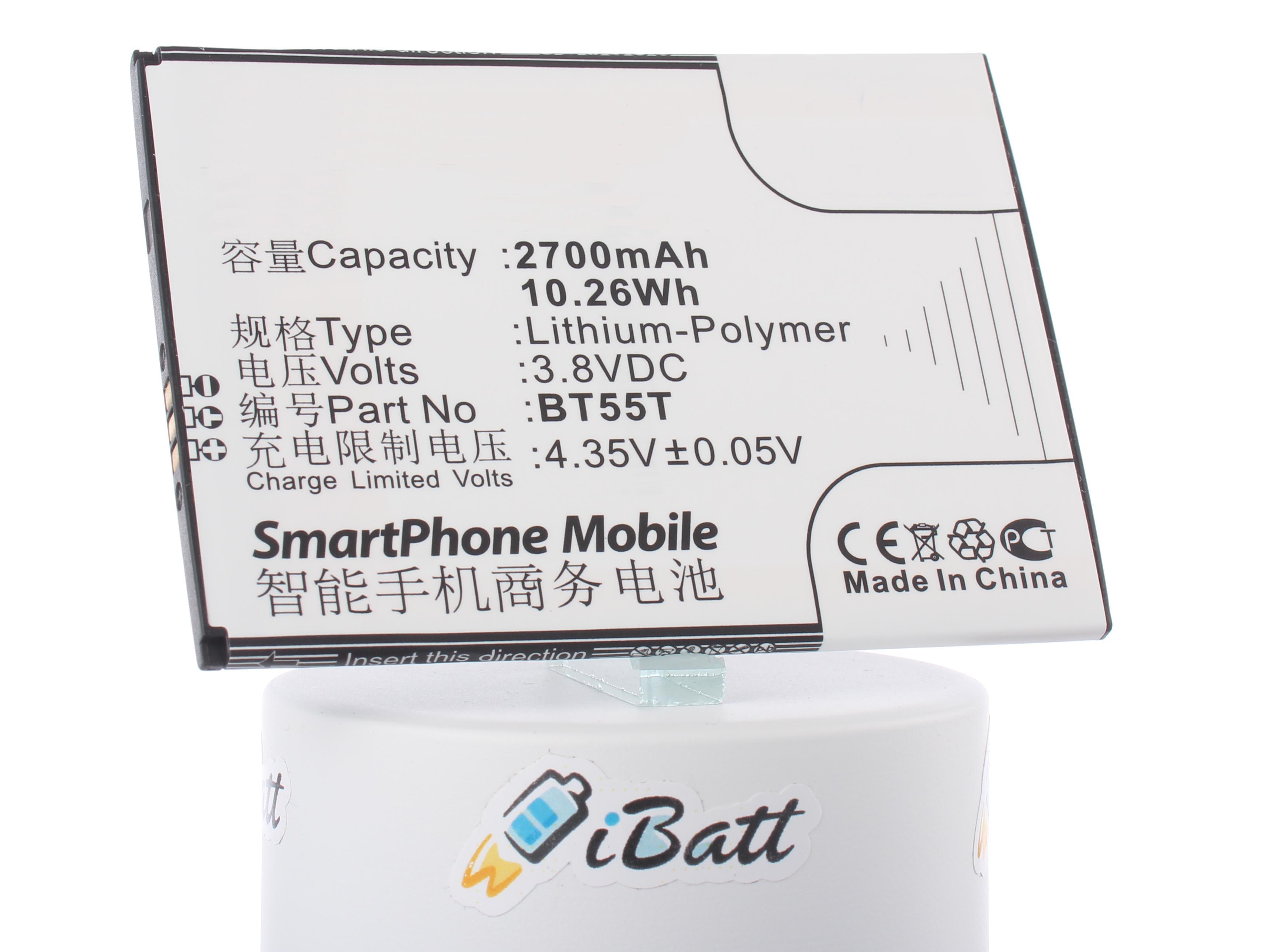 Аккумуляторная батарея iBatt iB-M963 для телефонов, смартфонов ZopoЕмкость (mAh): 2700. Напряжение (V): 3,8
