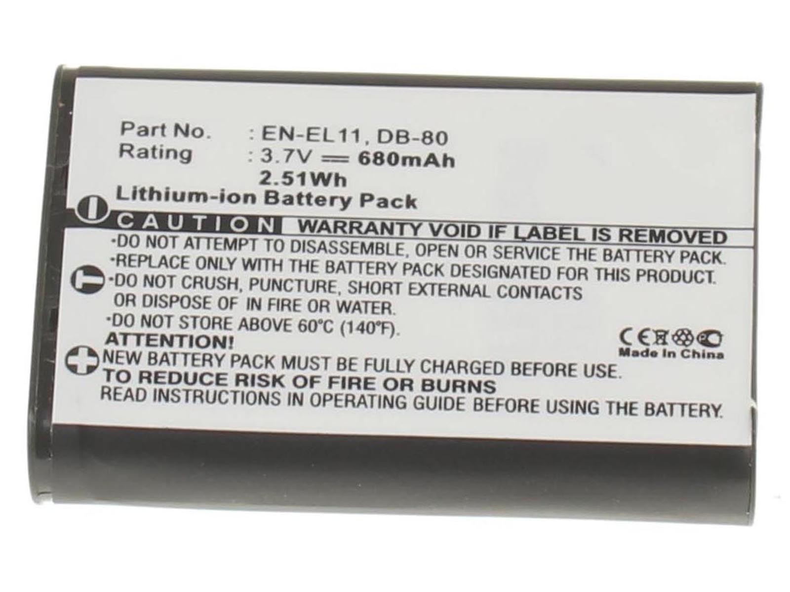 Аккумуляторная батарея D-Li78 для фотоаппаратов и видеокамер Pentax. Артикул iB-F191.Емкость (mAh): 680. Напряжение (V): 3,7
