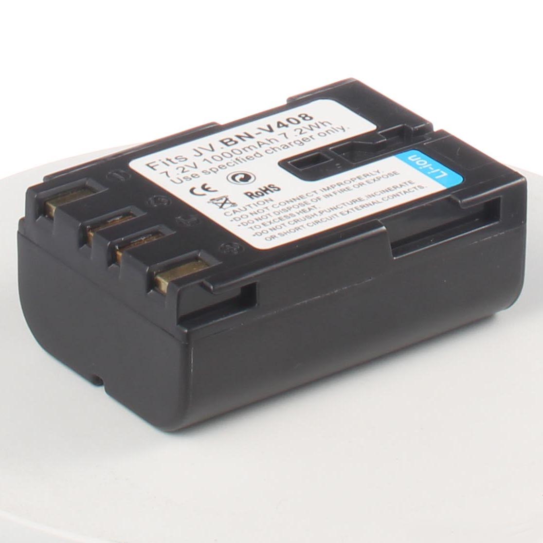 Аккумуляторная батарея PL408D.750 для фотоаппаратов и видеокамер JVC. Артикул iB-F156.Емкость (mAh): 1100. Напряжение (V): 7,4