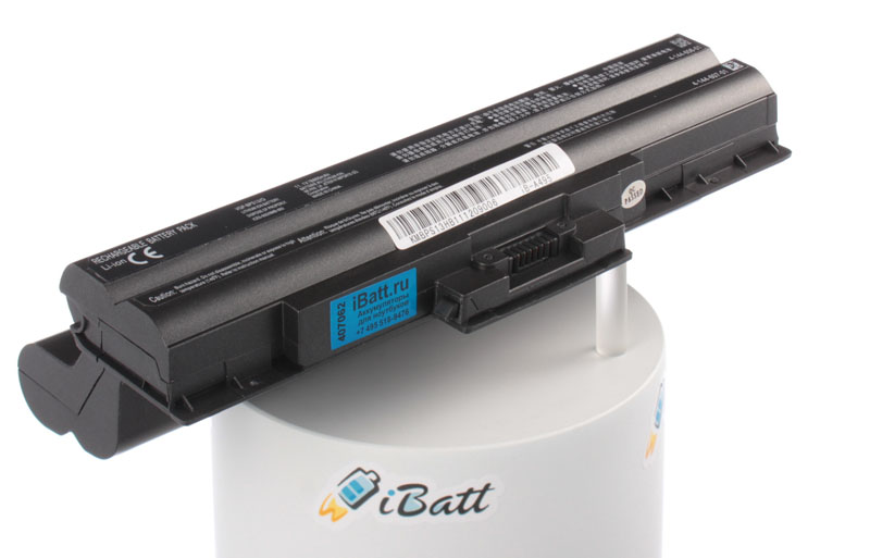 Аккумуляторная батарея iBatt iB-A495 для ноутбука SonyЕмкость (mAh): 8800. Напряжение (V): 11,1