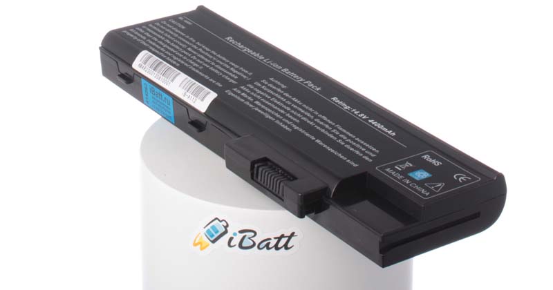 Аккумуляторная батарея iBatt iB-A112 для ноутбука AcerЕмкость (mAh): 4400. Напряжение (V): 14,8
