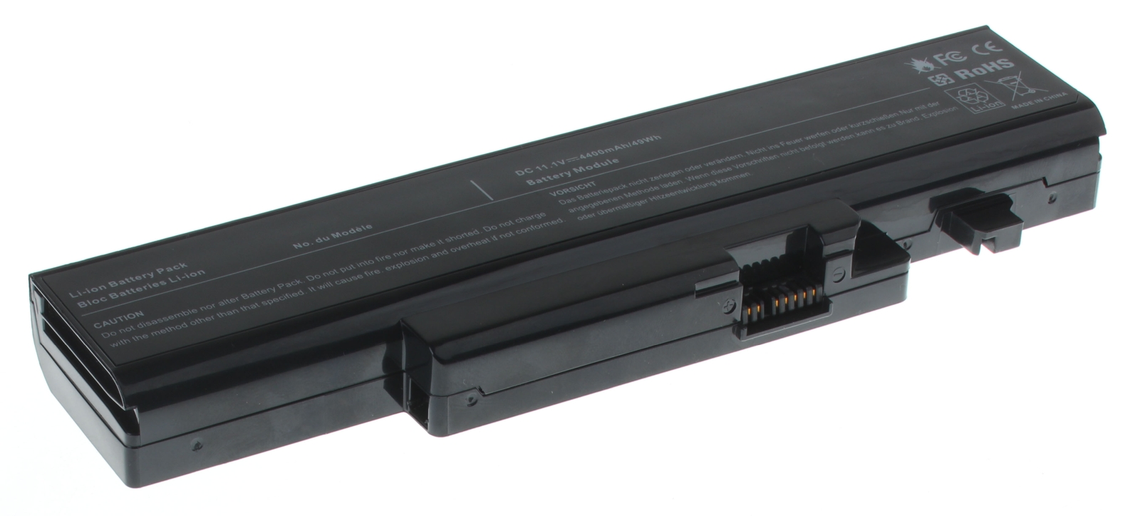 Аккумуляторная батарея для ноутбука IBM-Lenovo IdeaPad Y470. Артикул iB-A485.Емкость (mAh): 4400. Напряжение (V): 11,1