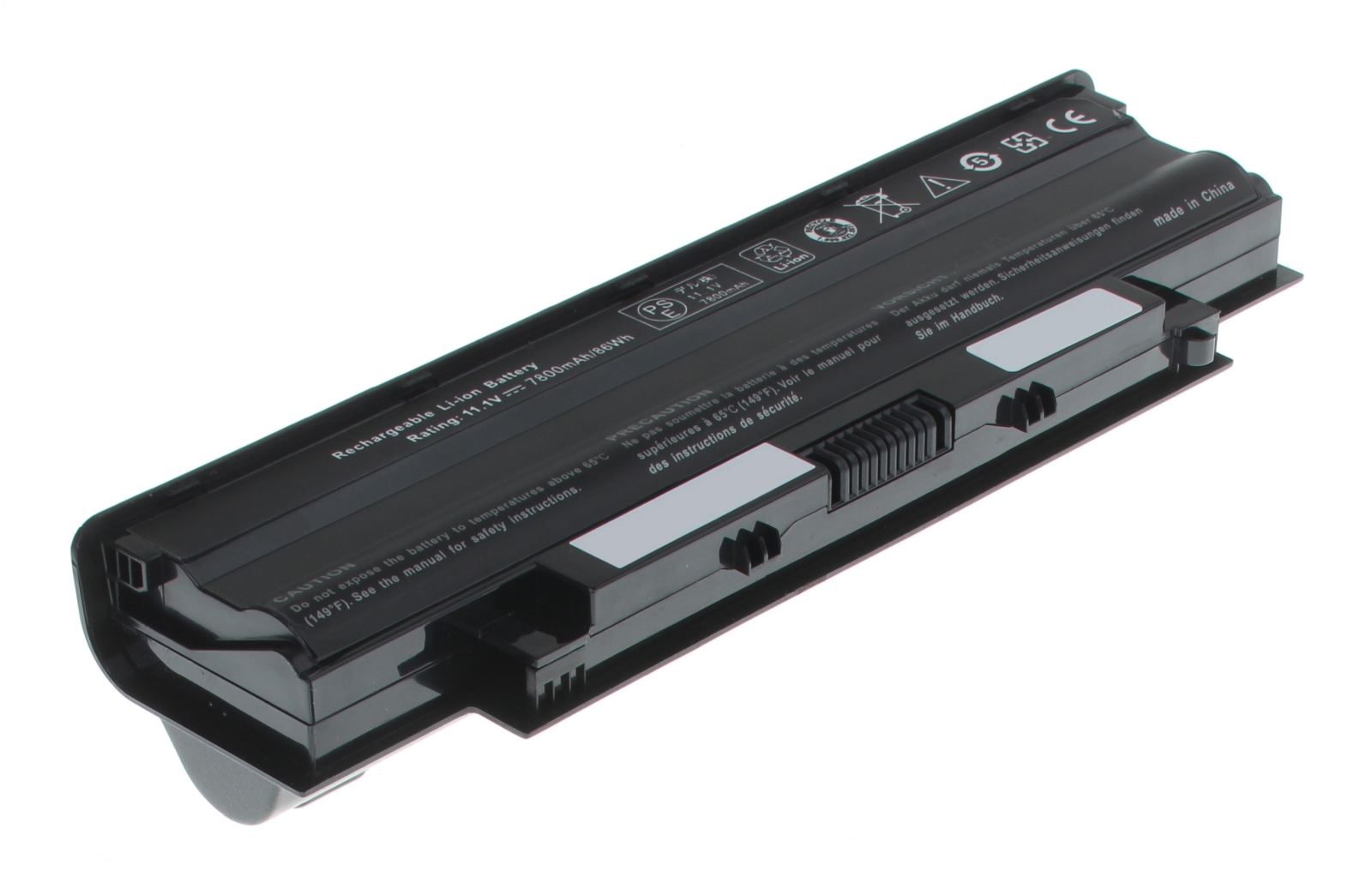 Аккумуляторная батарея 312-1204 для ноутбуков Dell. Артикул iB-A205H.Емкость (mAh): 7800. Напряжение (V): 11,1