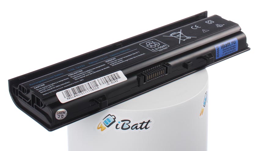 Аккумуляторная батарея X3X3X для ноутбуков Dell. Артикул iB-A549.Емкость (mAh): 4400. Напряжение (V): 11,1