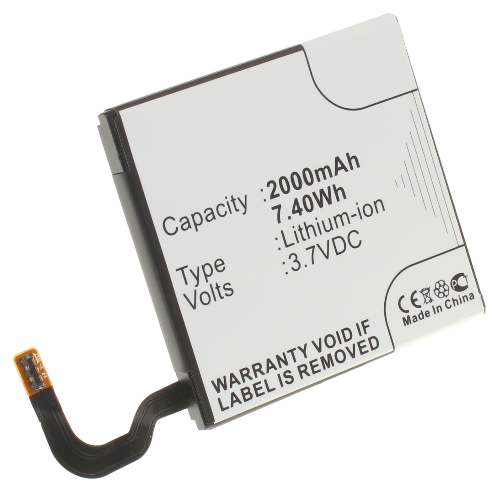Аккумуляторная батарея iBatt iB-M605 для телефонов, смартфонов NokiaЕмкость (mAh): 2000. Напряжение (V): 3,7