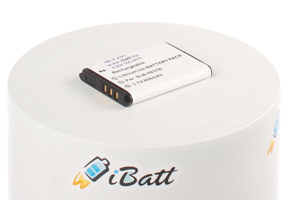 Аккумуляторная батарея iBatt iB-F257 для фотокамер и видеокамер SamsungЕмкость (mAh): 800. Напряжение (V): 3,7