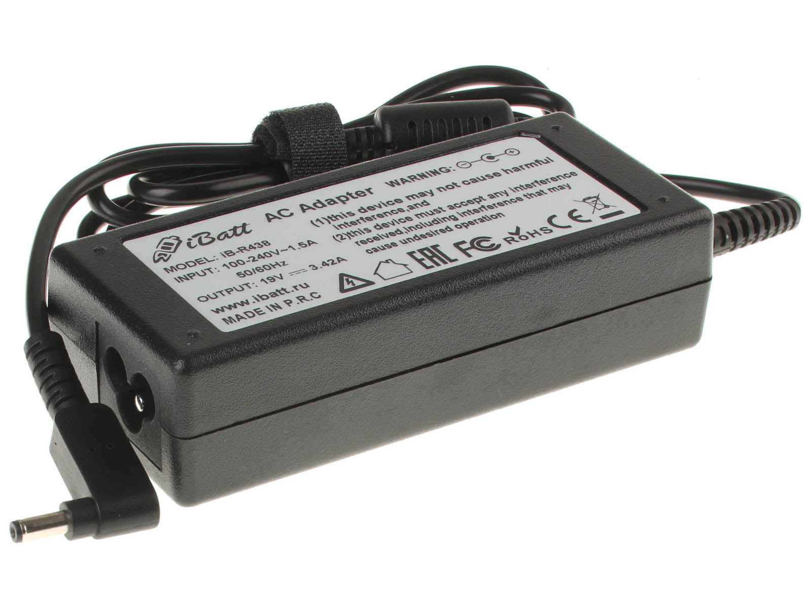Блок питания (адаптер питания) для ноутбука Asus UX302LA. Артикул iB-R438. Напряжение (V): 19