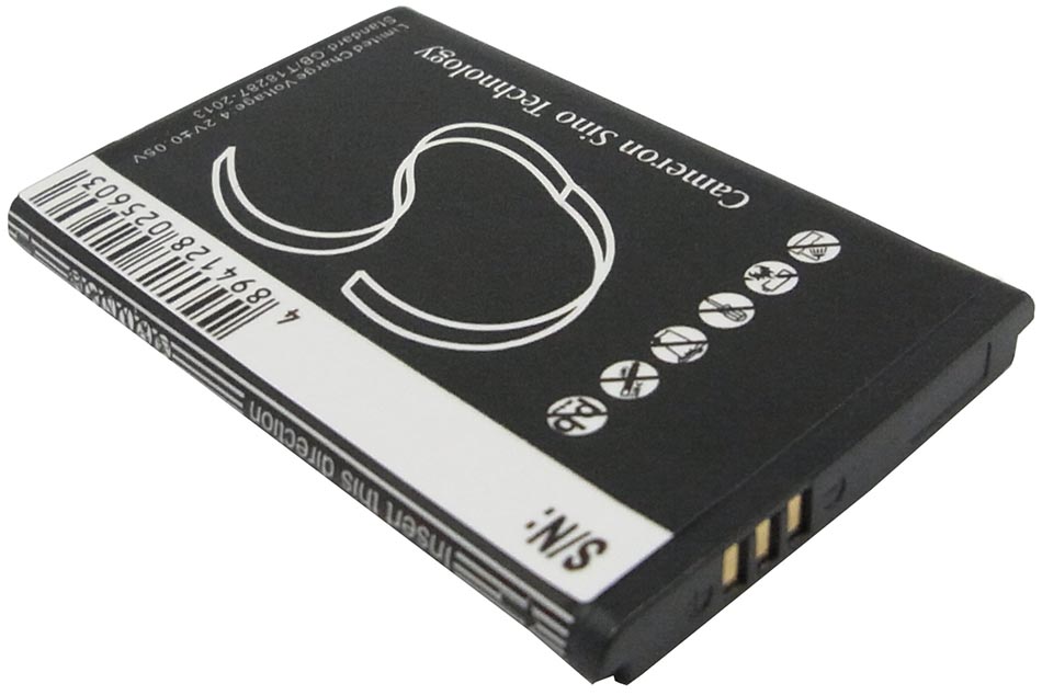 Аккумуляторная батарея для телефона, смартфона Samsung GT-S5260. Артикул iB-M1001.Емкость (mAh): 650. Напряжение (V): 3,7