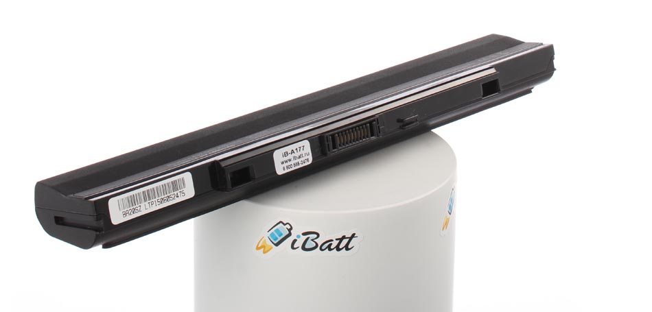 Аккумуляторная батарея iBatt iB-A177 для ноутбука AsusЕмкость (mAh): 4400. Напряжение (V): 14,8