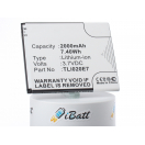 Аккумуляторная батарея iBatt iB-M2899 для телефонов, смартфонов TCLЕмкость (mAh): 2000. Напряжение (V): 3,7