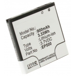 Аккумуляторная батарея для телефона, смартфона Sony Ericsson E15i. Артикул iB-M319.Емкость (mAh): 900. Напряжение (V): 3,7