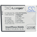 Аккумуляторная батарея для телефона, смартфона Hisense U820. Артикул iB-M1863.Емкость (mAh): 1450. Напряжение (V): 3,7