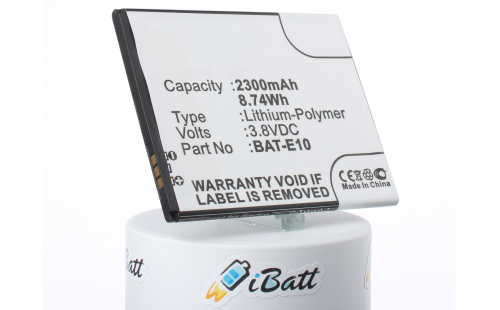 Аккумуляторная батарея BAT-E10(1ICP4/58/71) для телефонов, смартфонов Acer. Артикул iB-M1193.