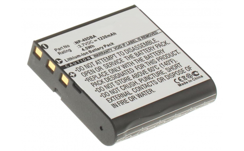 Аккумуляторная батарея NP-40DBA для фотоаппаратов и видеокамер Casio. Артикул iB-F141.