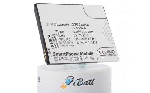 Аккумуляторная батарея BL-G021A для телефонов, смартфонов myPhone. Артикул iB-M974.