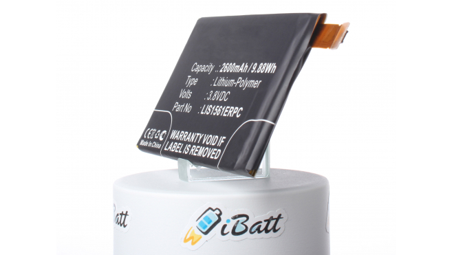 Аккумуляторная батарея iBatt iB-M890 для телефонов, смартфонов SonyЕмкость (mAh): 2600. Напряжение (V): 3,8