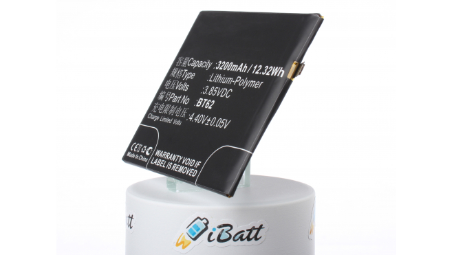 Аккумуляторная батарея iBatt iB-M2254 для телефонов, смартфонов MeizuЕмкость (mAh): 3200. Напряжение (V): 3,85