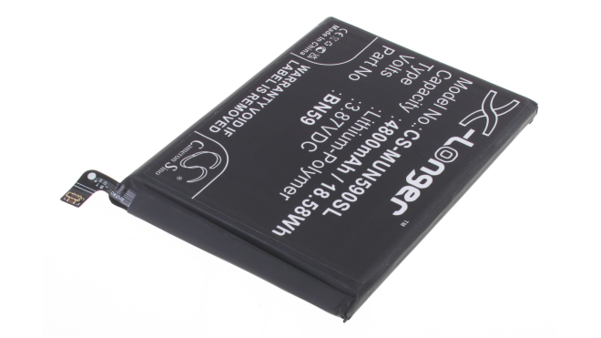 Аккумуляторная батарея iBatt iB-M3789 для телефонов, смартфонов XiaomiЕмкость (mAh): 4800. Напряжение (V): 3,87